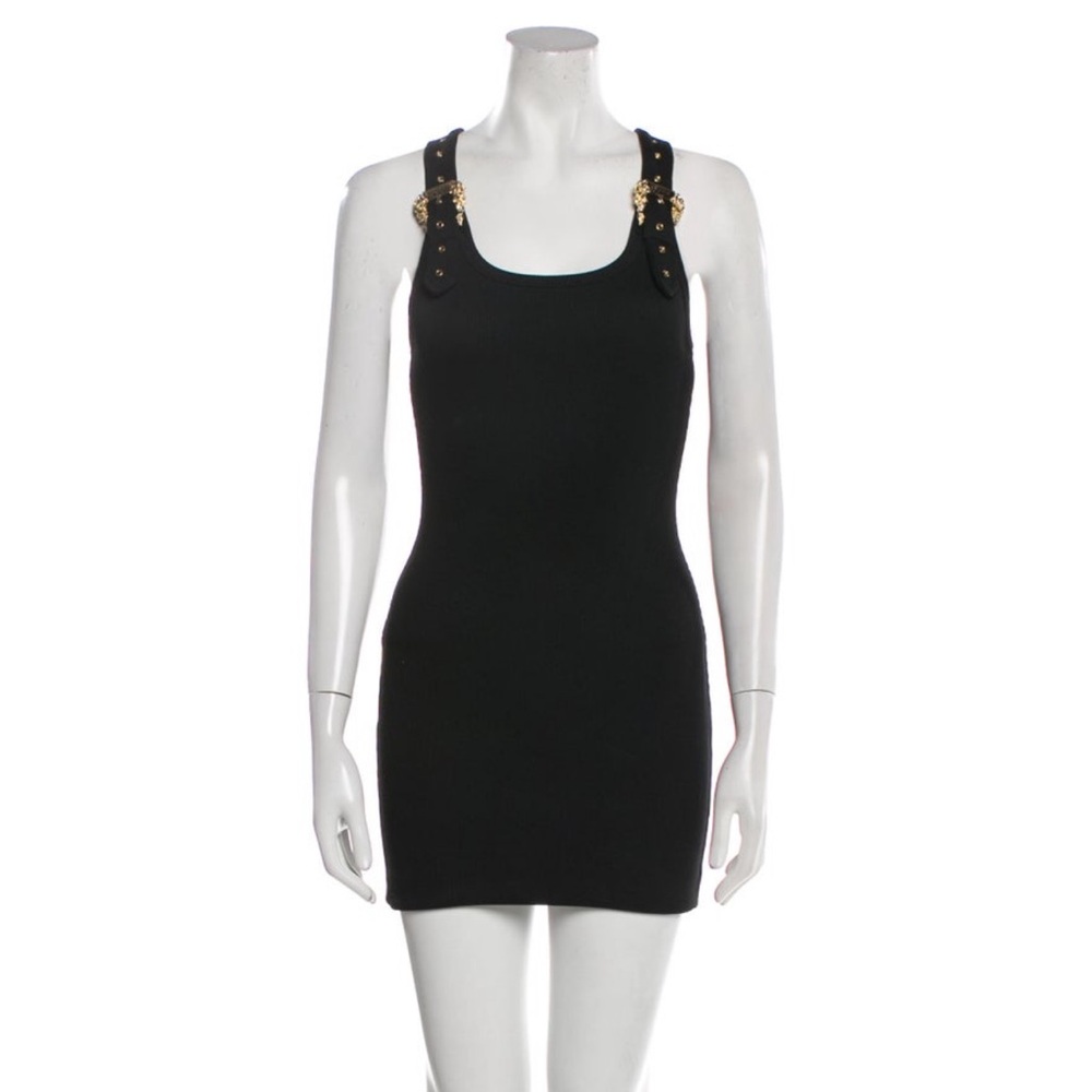 Versace Jeans Collection scoop neck mini dress
